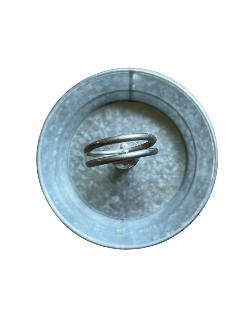 Galvanized Three Tiered Serving Stand - 3 Tier Metal Tray Platter - Picture 12 of 13